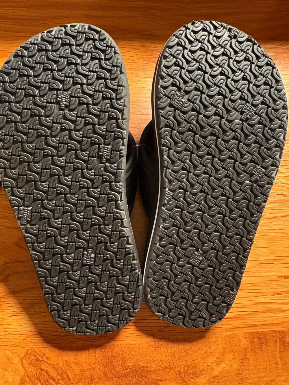 The North Face Black Slide Sandals with Logo